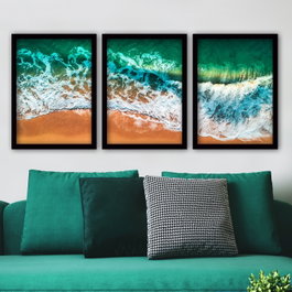 Wallity Cuadro Decorativo Enmarcado Multicolor (3 Piezas)